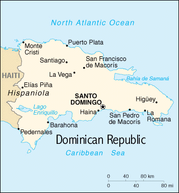 Mapa de Dominican Republic